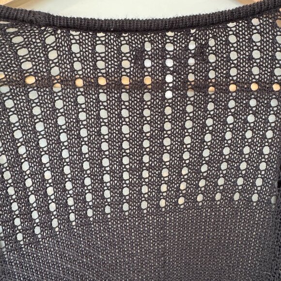 LAUREN CONRAD Women's L Black Cardigan Tunic Sweater - Picture 7 of 9